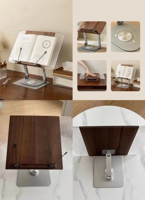 Creative Solid Wood Reading Stand